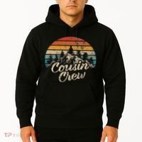 Cousin Crew Camping Outdoor Sunset Summer Camp Hoodie thumb 2
