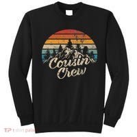 Cousin Crew Camping Outdoor Sunset Summer Camp Sweatshirt thumb 0