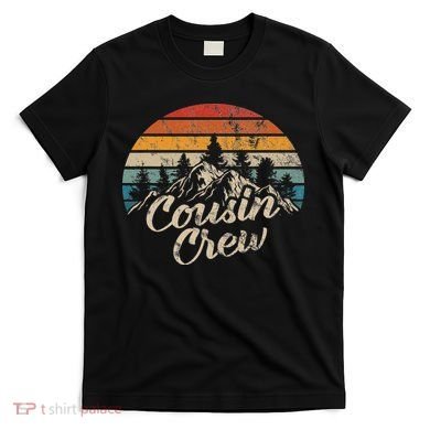 Cousin Crew Camping Outdoor Sunset Summer Camp T-Shirt