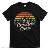 Cousin Crew Camping Outdoor Sunset Summer Camp T-Shirt thumb 0