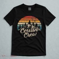 Cousin Crew Camping Outdoor Sunset Summer Camp T-Shirt thumb 5