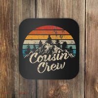 Cousin Crew Camping Outdoor Sunset Summer Camp Coaster thumb 0