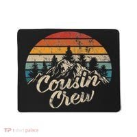 Cousin Crew Camping Outdoor Sunset Summer Camp Mousepad thumb 0