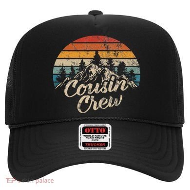 Cousin Crew Camping Outdoor Sunset Summer Camp Hat