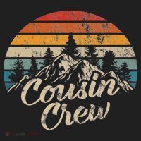 Cousin Crew Camping Outdoor Sunset Summer Camp Hat thumb 2