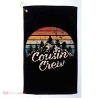 Cousin Crew Camping Outdoor Sunset Summer Camp Golf Towel thumb 0