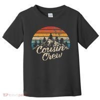 Cousin Crew Camping Outdoor Sunset Summer Camp Toddler T-Shirt thumb 0