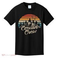 Cousin Crew Camping Outdoor Sunset Summer Camp Kids T-Shirt thumb 0