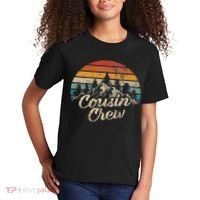 Cousin Crew Camping Outdoor Sunset Summer Camp Kids T-Shirt thumb 2