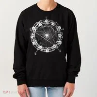 Coltrane Chord Changes Mandala Jazz Musician Women's Sweatshirt thumb 0