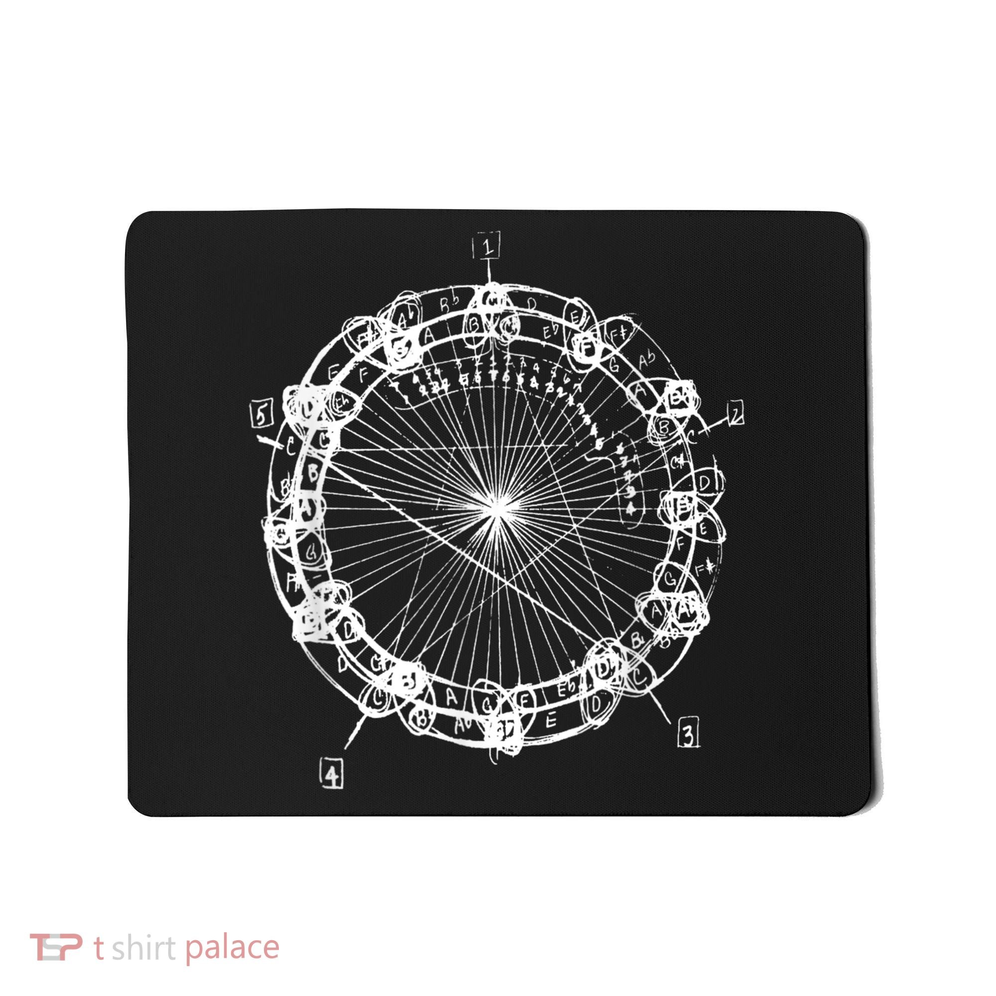 Coltrane Chord Changes Mandala Jazz Musician Mousepad