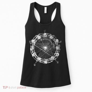 Coltrane Chord Changes Mandala Jazz Musician Women's Tank Top