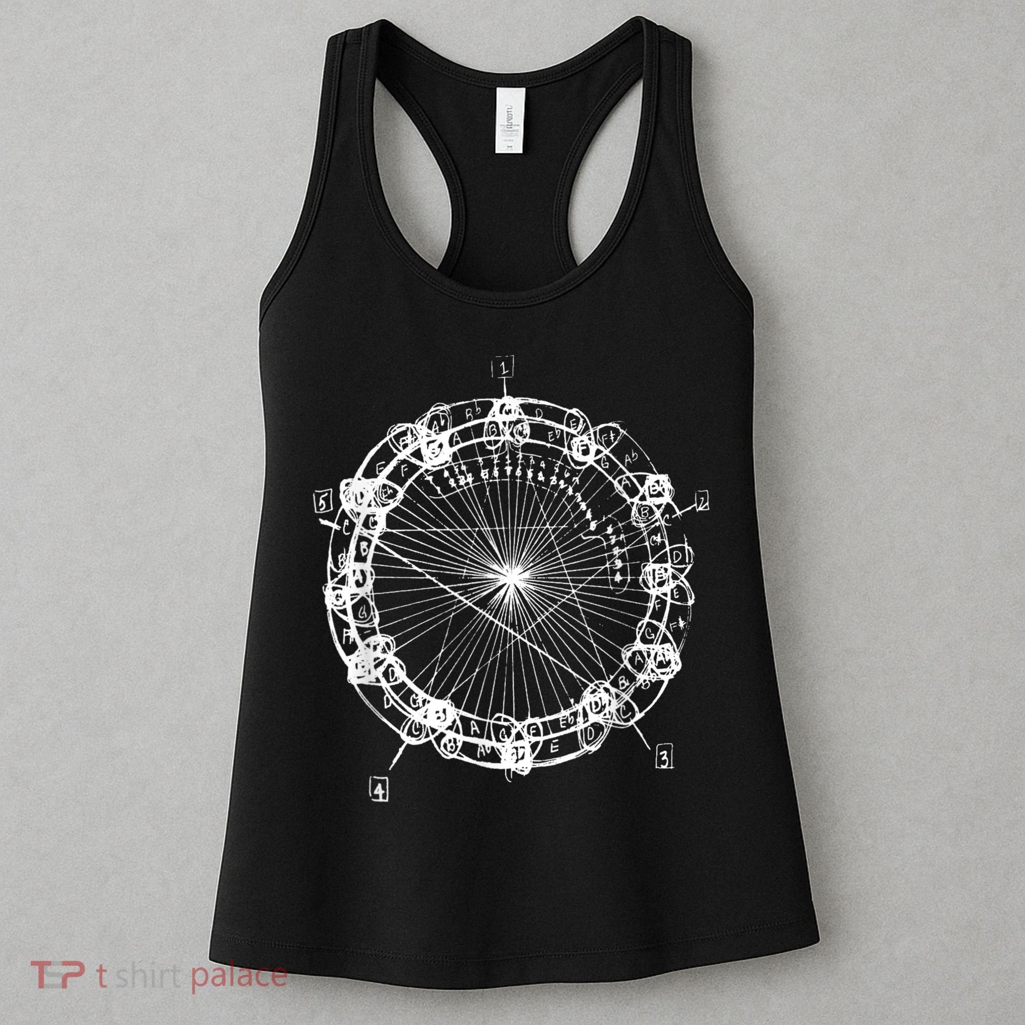 Coltrane Chord Changes Mandala Jazz Musician Women's Tank Top