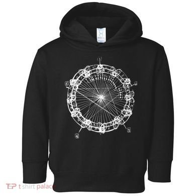 Coltrane Chord Changes Mandala Jazz Musician Toddler Hoodie