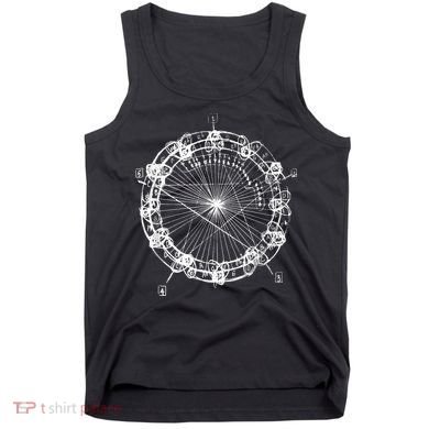 Coltrane Chord Changes Mandala Jazz Musician Tank Top
