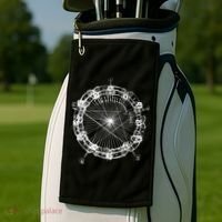 Coltrane Chord Changes Mandala Jazz Musician Golf Towel thumb 2