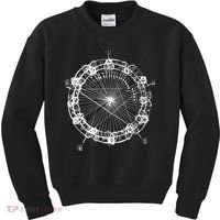 Coltrane Chord Changes Mandala Jazz Musician Kids Sweatshirt thumb 0