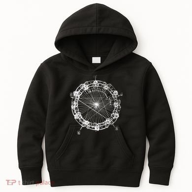 Coltrane Chord Changes Mandala Jazz Musician Kids Hoodie
