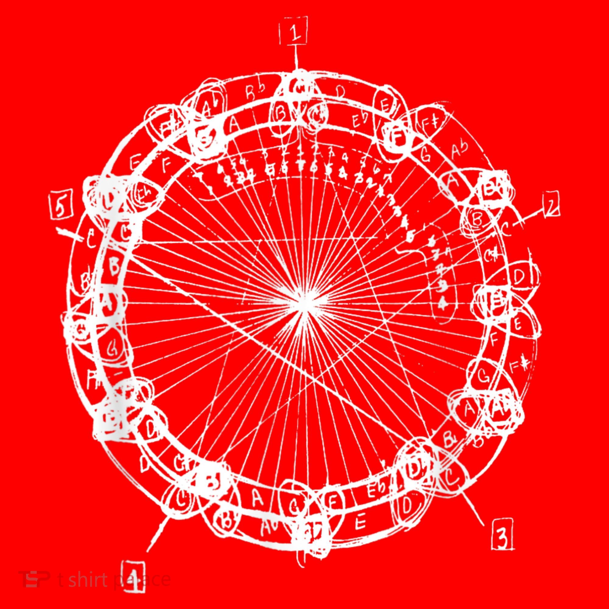 Coltrane Chord Changes Mandala Jazz Musician Santa Hat