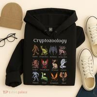 Cryptozoology Cryptid Creatures Fantasy Mythical Monsters Hoodie thumb 4