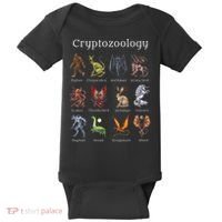 Cryptozoology Cryptid Creatures Fantasy Mythical Monsters Baby Bodysuit thumb 0