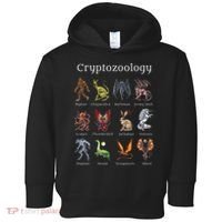 Cryptozoology Cryptid Creatures Fantasy Mythical Monsters Toddler Hoodie thumb 0