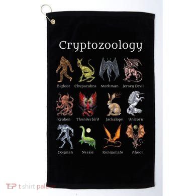 Cryptozoology Cryptid Creatures Fantasy Mythical Monsters Golf Towel