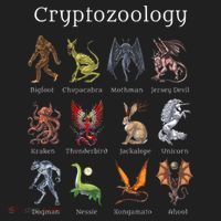 Cryptozoology Cryptid Creatures Fantasy Mythical Monsters Golf Towel thumb 3