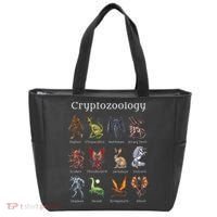 Cryptozoology Cryptid Creatures Fantasy Mythical Monsters Tote Bag thumb 0