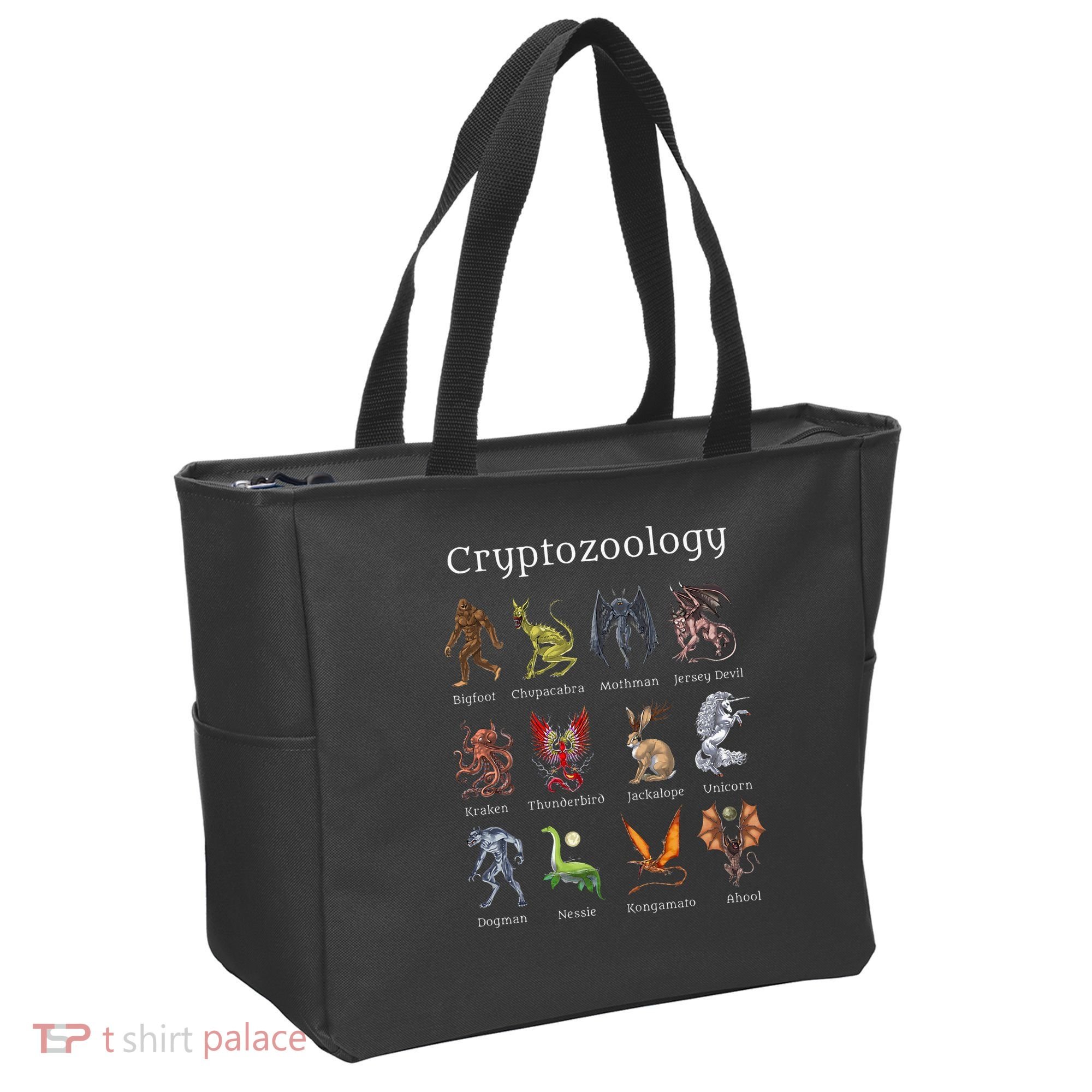 Cryptozoology Cryptid Creatures Fantasy Mythical Monsters Tote Bag