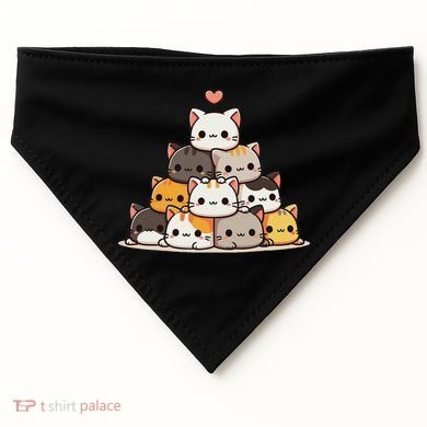Cat Cute Cats Anime Kawaii USA-Made Doggie Bandana