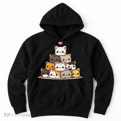 Cat Cute Cats Anime Kawaii Hoodie