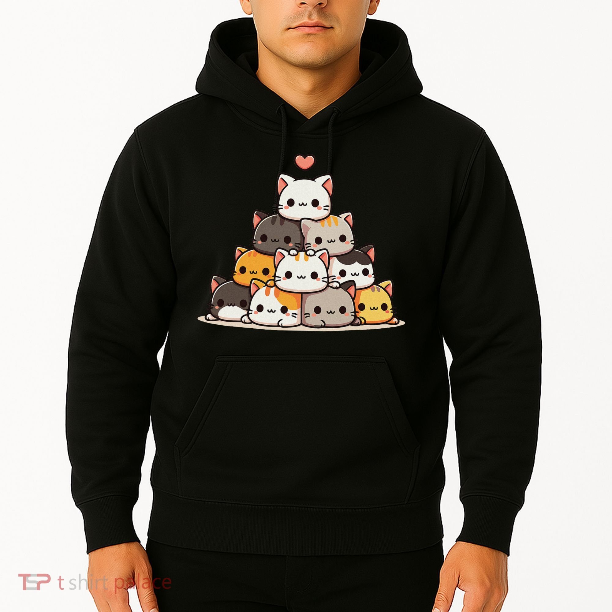 Cat Cute Cats Anime Kawaii Hoodie