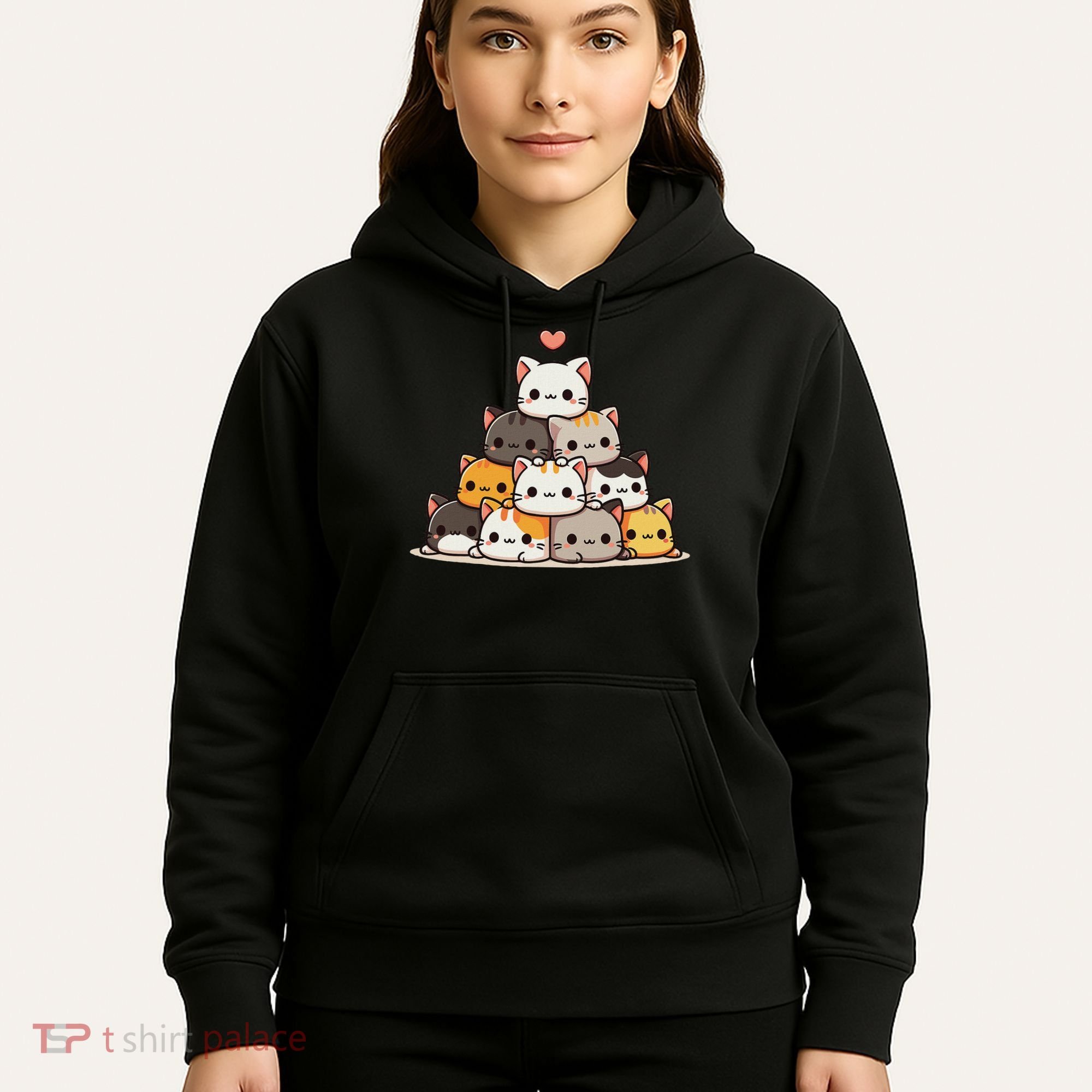 Cat Cute Cats Anime Kawaii Hoodie