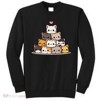 Cat Cute Cats Anime Kawaii Sweatshirt thumb 0