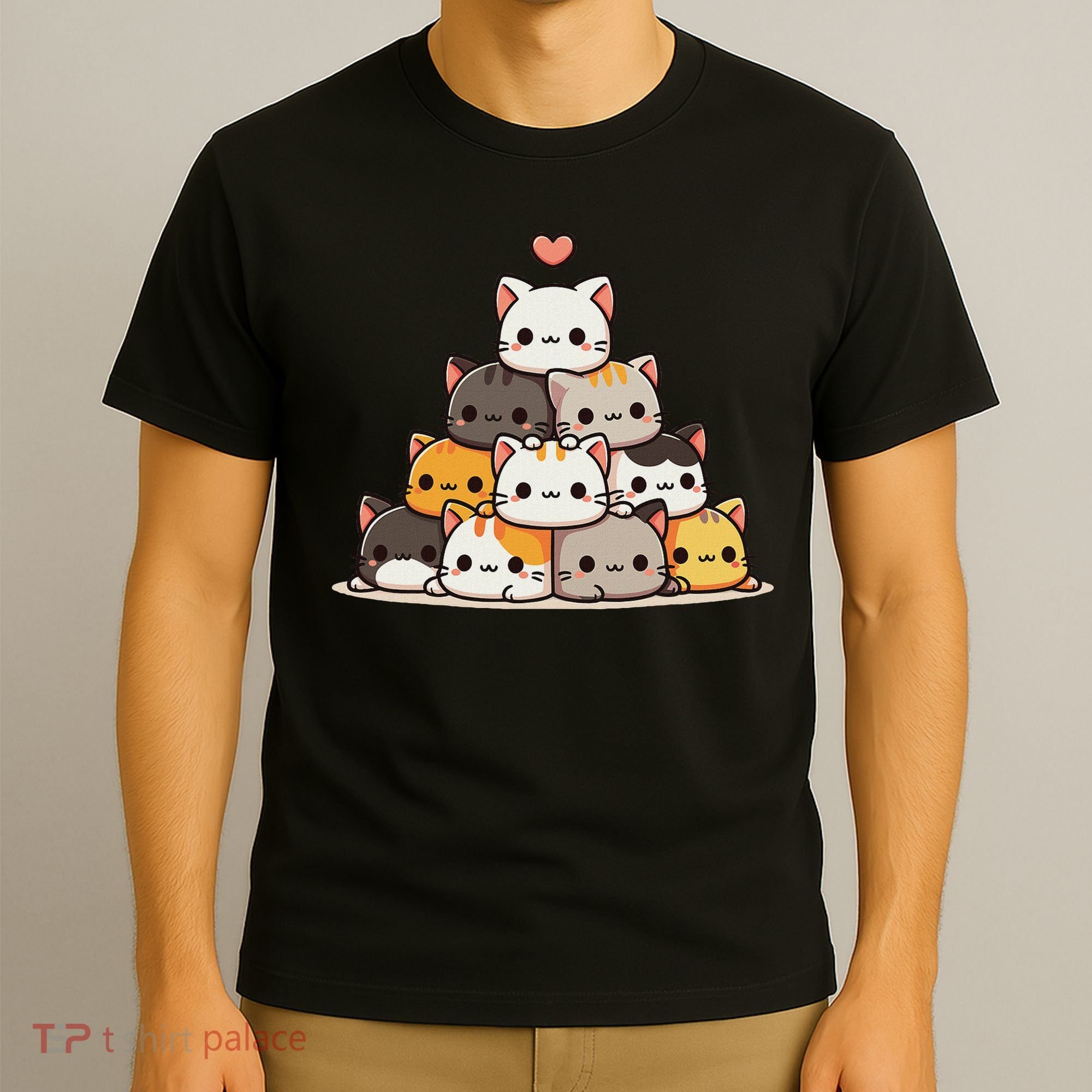 Cat Cute Cats Anime Kawaii T-Shirt