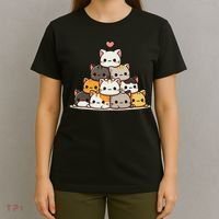 Cat Cute Cats Anime Kawaii T-Shirt thumb 4