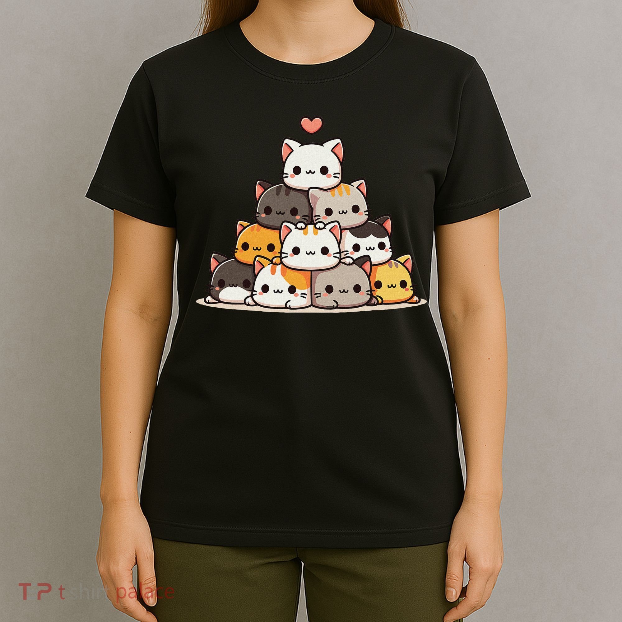 Cat Cute Cats Anime Kawaii T-Shirt