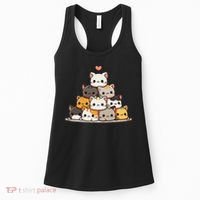Cat Cute Cats Anime Kawaii Women's Tank Top thumb 0