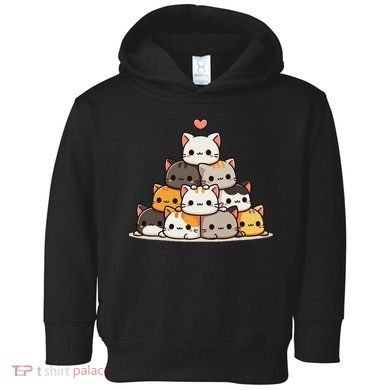 Cat Cute Cats Anime Kawaii Toddler Hoodie