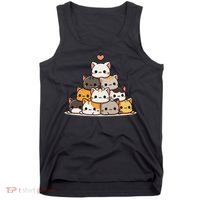 Cat Cute Cats Anime Kawaii Tank Top thumb 0