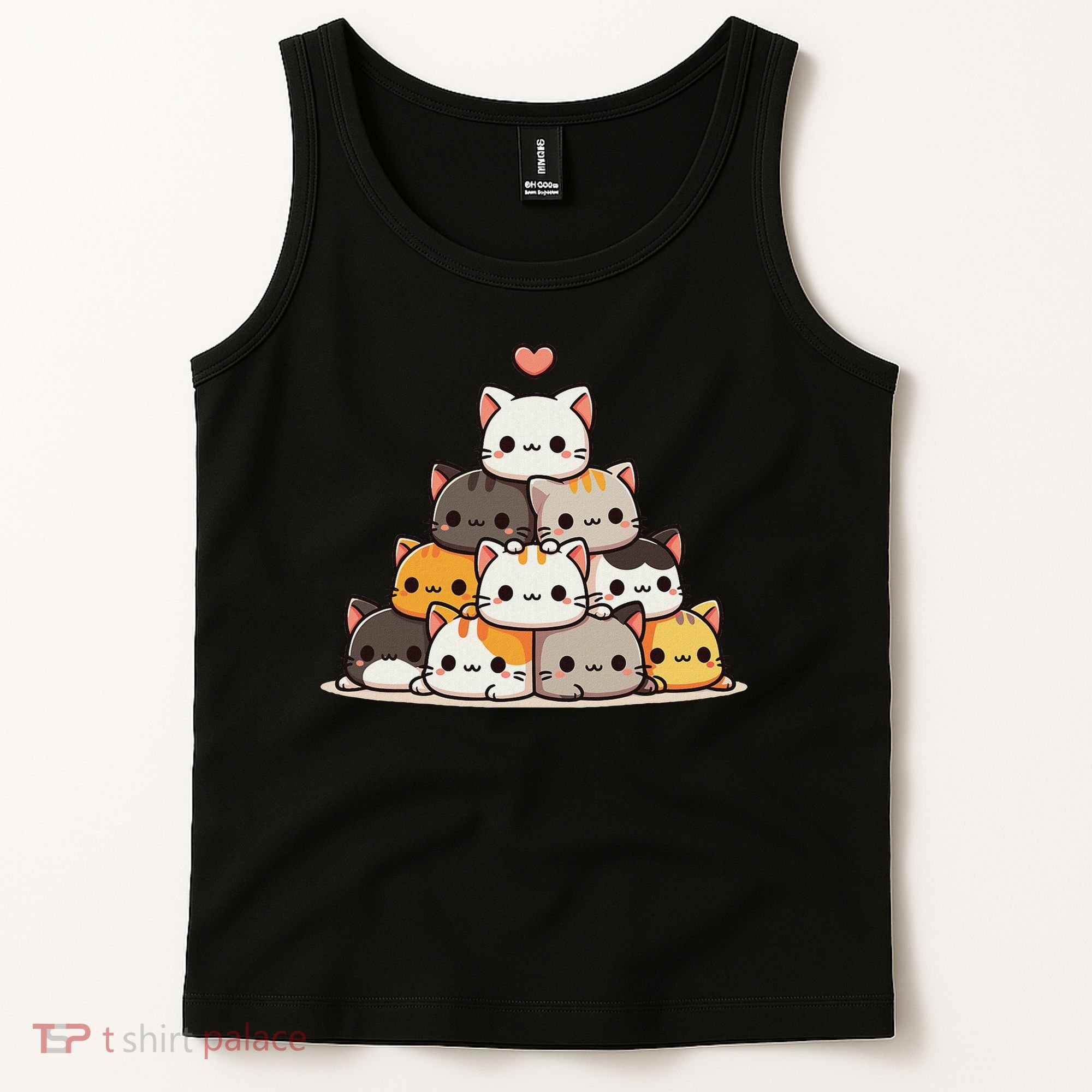 Cat Cute Cats Anime Kawaii Tank Top