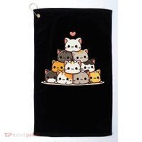 Cat Cute Cats Anime Kawaii Golf Towel thumb 0