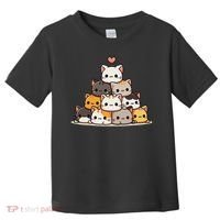 Cat Cute Cats Anime Kawaii Toddler T-Shirt thumb 0