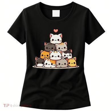 Cat Cute Cats Anime Kawaii Women's T-Shirt
