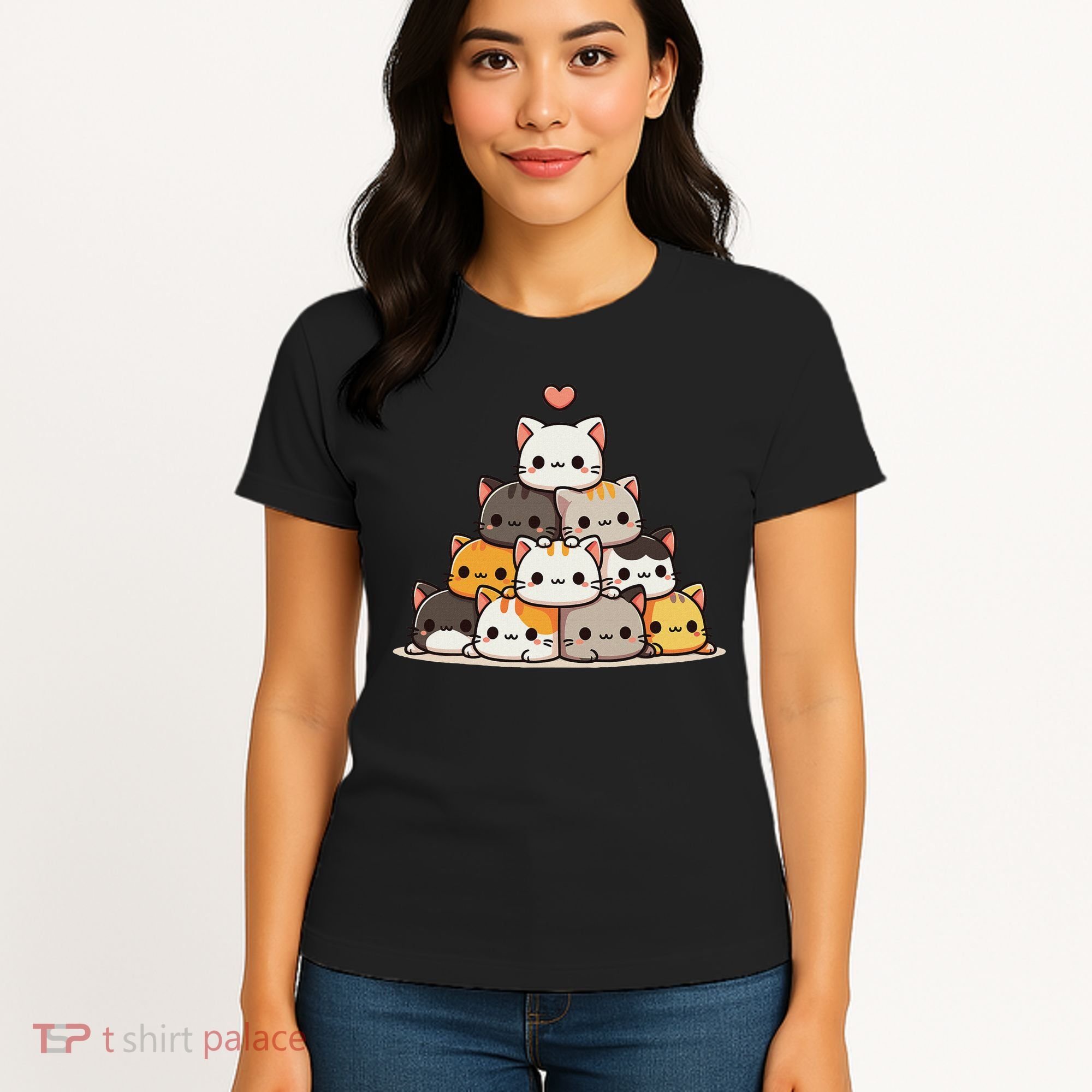 Cat Cute Cats Anime Kawaii Women's T-Shirt