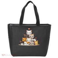 Cat Cute Cats Anime Kawaii Tote Bag thumb 0