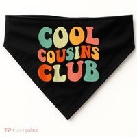 Cool Cousin Club Retro Cousin Matching Family Crew USA-Made Doggie Bandana thumb 0