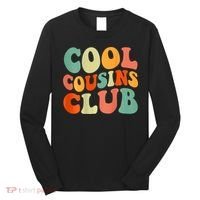 Cool Cousin Club Retro Cousin Matching Family Crew Long Sleeve Shirt thumb 0