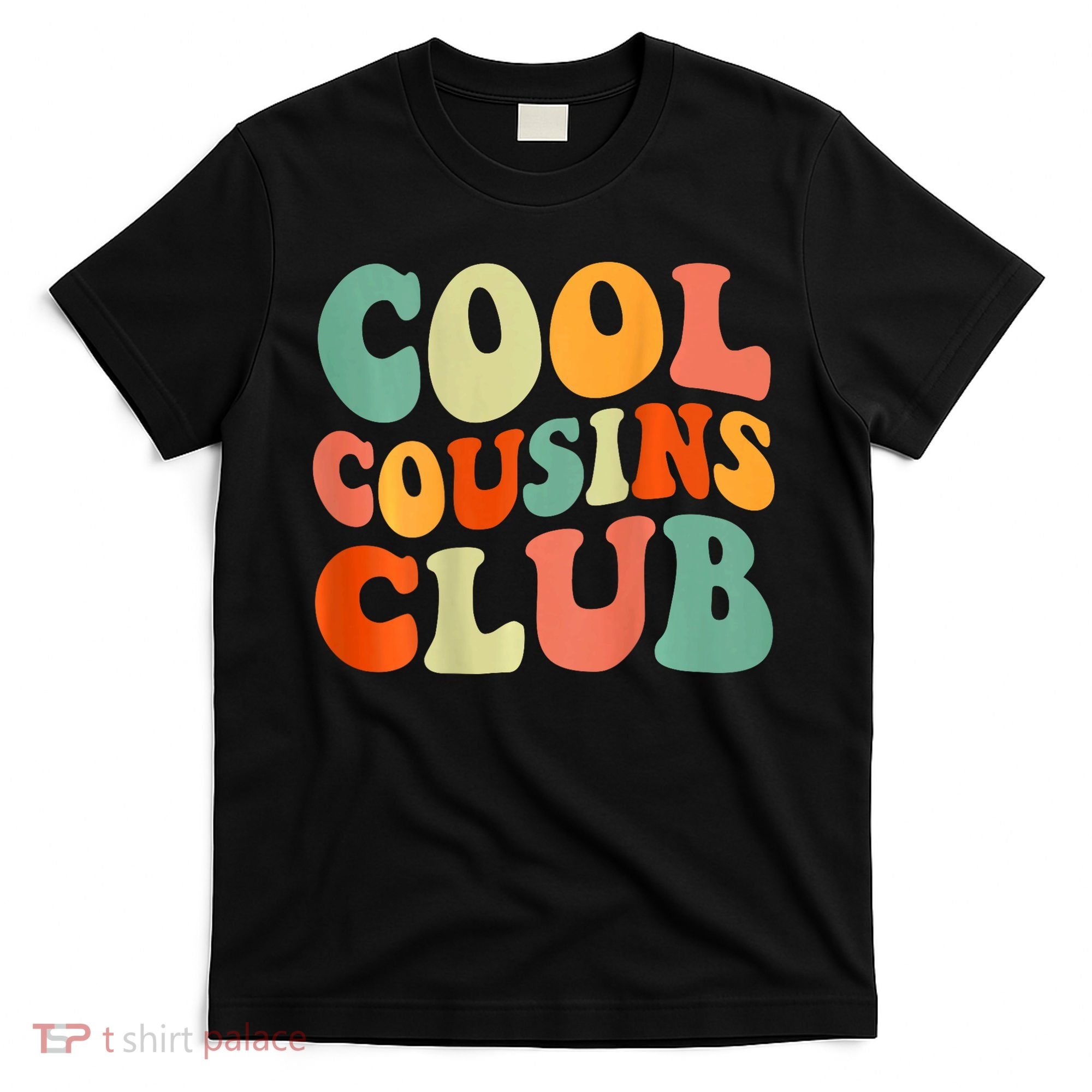 Cool Cousin Club Retro Cousin Matching Family Crew T-Shirt